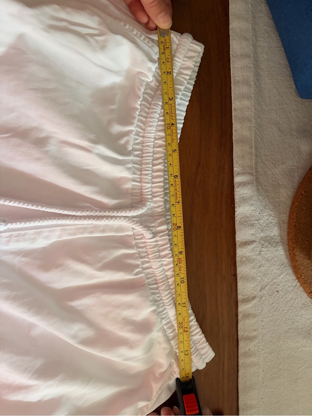 Donni Chino Drawstring Short Powder White Size S Small - Picture 9 of 9